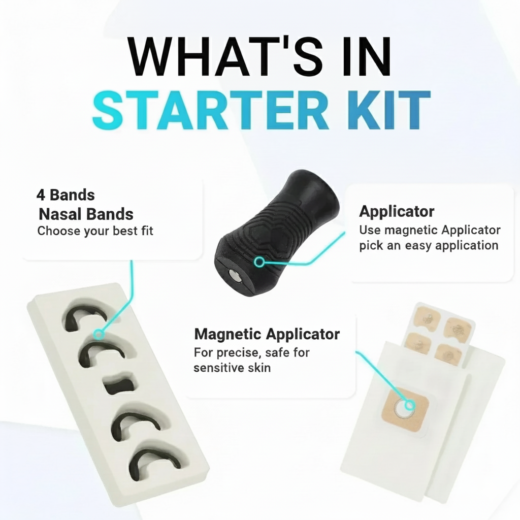 Deep Breath Kit – Magnetic Nasal Dilator for Better Breathing & Sleep